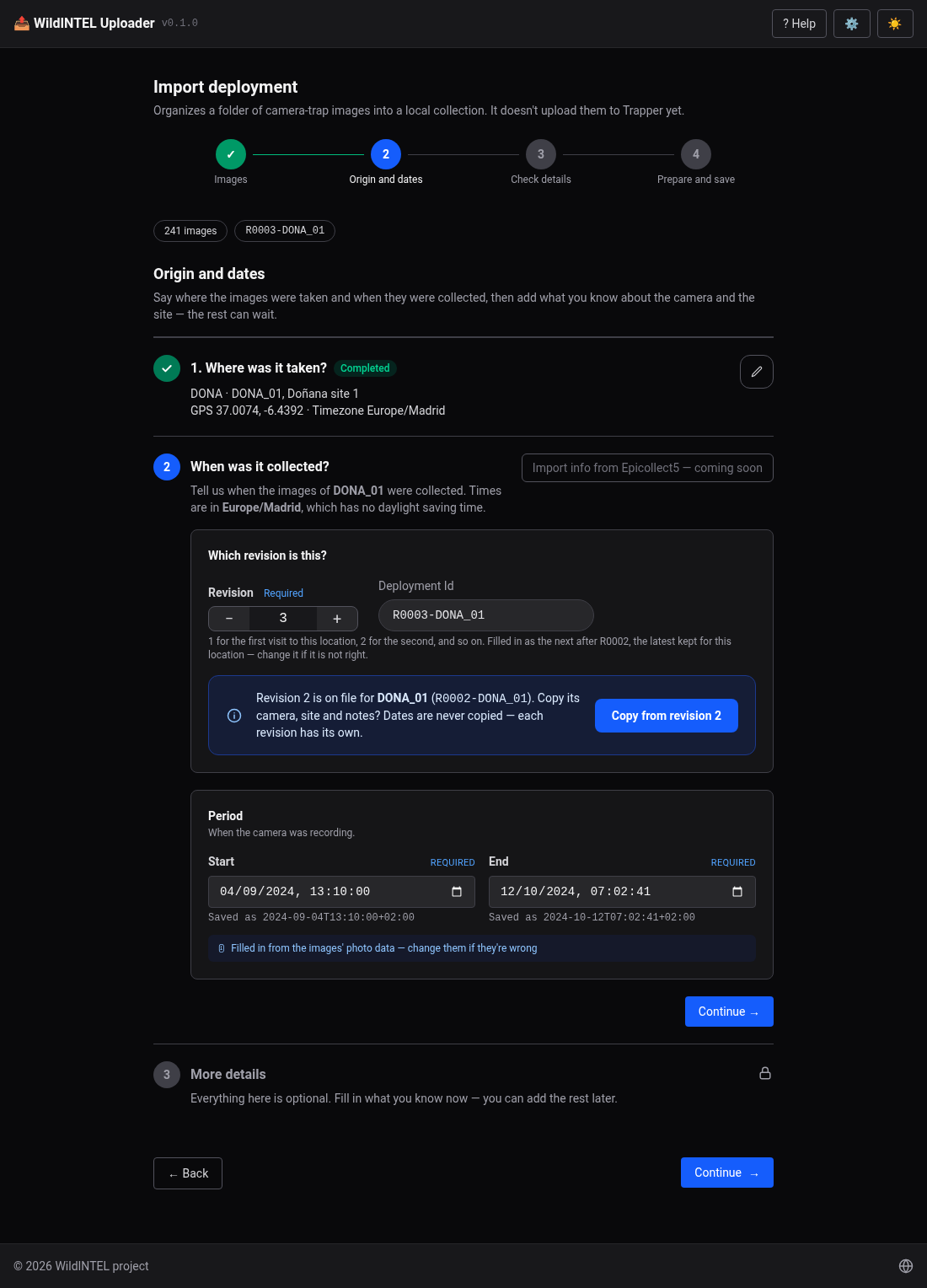Stage 2 — When was it collected?